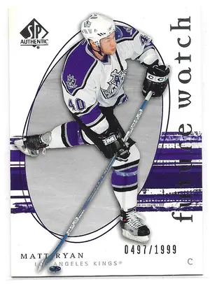 2005-06 SP Authentic #265 Matt Ryan RC (Future Watch) (0497/1999)