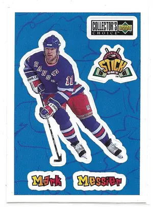 1996-97 Collector's Choice Stick Ums #S10 Mark Messier
