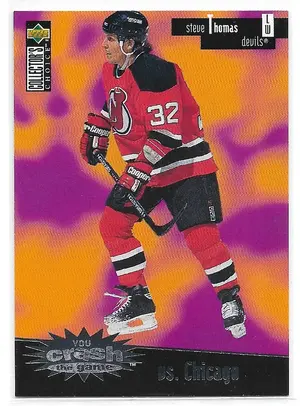 1996-97 Collector's Choice You Crash The Game #C16 Steve Thomas (vs. Chicago)