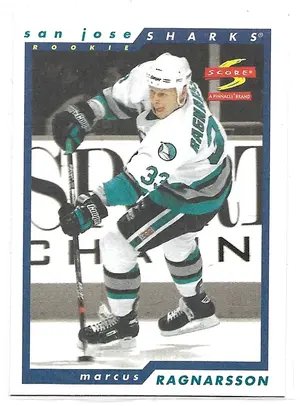 1996-97 Score Golden Blades #242 Marcus Ragnarsson