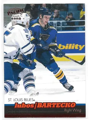 1999-00 Pacific Red #352 Lubos Bartecko