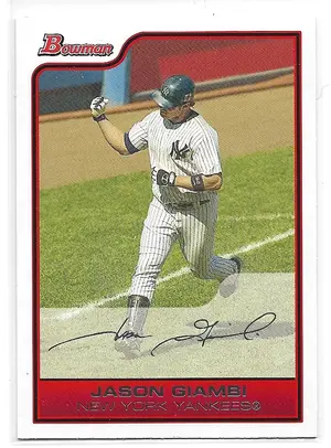 2006 Bowman White #37 Jason Giambi (068/120)
