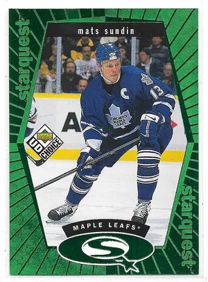 1998-99 UD Choice Starquest Green #SQ19 Mats Sundin