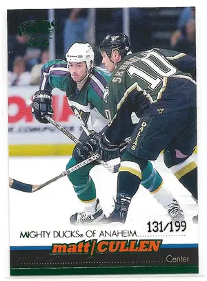 1999-00 Pacific Emerald Green #1 Matt Cullen (131/199)