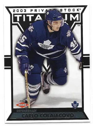 2002-03 Titanium Retail #138 Carlo Colaiacovo RC (1292/1475)