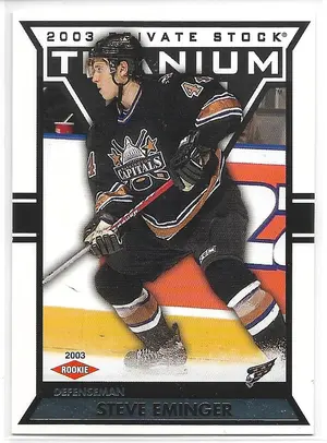 2002-03 Titanium Retail #140 Steve Eminger RC (0065/1475)