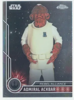 2023 Topps Chrome Star Wars - Admiral Ackbar #47