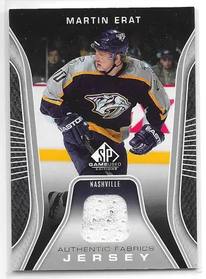 2006-07 SP Game Used Authentic Fabrics #AF-ME Martin Erat