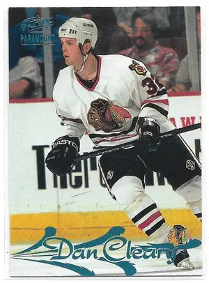 1997-98 Paramount Ice Blue #42 Dan Cleary