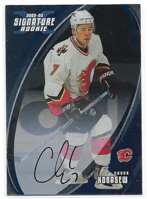 2002-03 Be A Player Signature Series Autographs #185 Chuck Kobasew RC