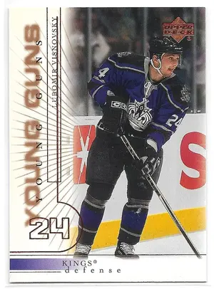 2000-01 Upper Deck #430 Lubomir Visnovsky RC (Young Guns)