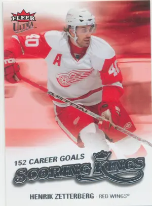 2008-09 FLEER ULTRA - HENRIK ZETTERBERG #SK7 SCORING KINGS