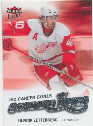 2008-09 FLEER ULTRA - HENRIK ZETTERBERG #SK7 SCORING KINGS