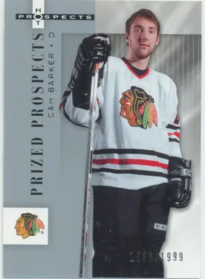 2005-06 HOT PROSPECTS - CAM BARKER #115 PRIZED PROSPECTS 1033/1999