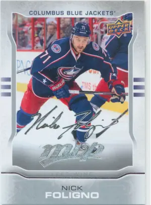 2014-15 MVP - NICK FOLIGNO #157 SILVER SCRIPT
