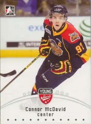 2014-15 ITG CHL DRAFT - CONNOR McDAVID #21 YOUNG STARS