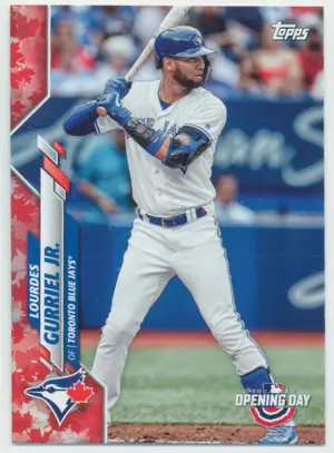 2020 Topps Opening Day - Lourdes Gurriel Jr. Maple Leaf Red #60