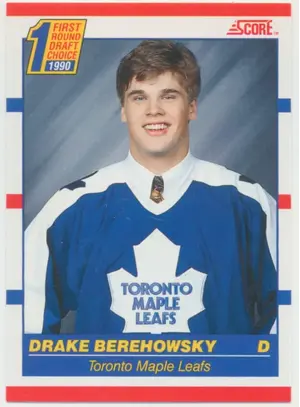 1990-91 SCORE - DRAKE BEREHOWSKY #434 RC