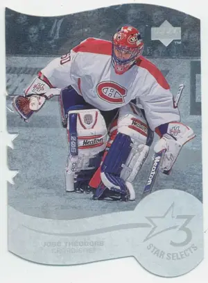 1997-98 UPPER DECK - JOSE THEODORE #T12C THREE STAR SELECTS