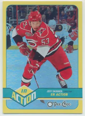 2011-12 O-PEE-CHEE - JEFF SKINNER #A4 IN ACTION