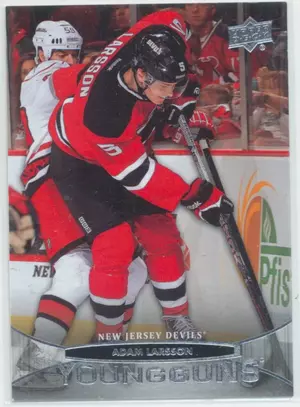 2011-12 UPPER DECK - ADAM LARSSON #227 YOUNG GUNS