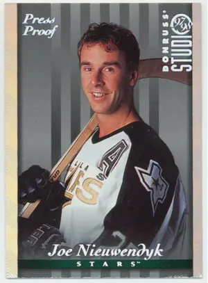 1997-98 DONRUSS STUDIO - JOE NIEUWENDYK #55 PRESS PROOF /1000⚠️