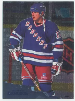 1995-96 FLEER METAL - DARREN LANGDON #181 ROOKIE