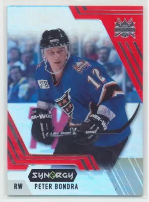 2020-21 SYNERGY - PETER BONDRA #74 LEGENDS RED
