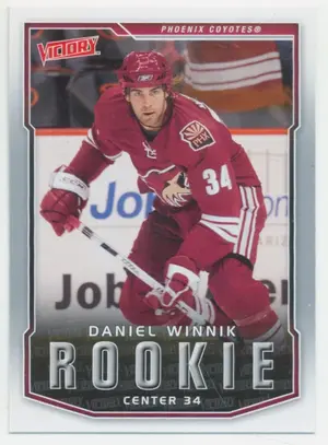 2007-08 VICTORY - DANIEL WINNIK #306 ROOKIE
