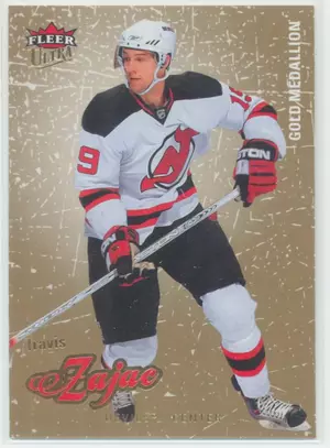 2008-09 FLEER ULTRA - TRAVIS ZAJAC #45 GOLD MEDALLION
