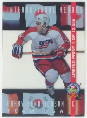1994 CLASSIC PRO PROSPECTS - DARBY HENDRICKSON #LP6 INTERNATIONAL HEROES /12000