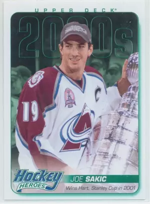 2014-15 UPPER DECK - JOE SAKIC #HH75 HOCKEY HEROES