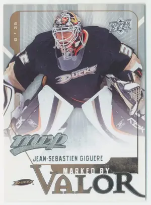 2008-09 MVP - JEAN-SEBASTIEN GIGUERE #MV5 MARKED BY VALOR