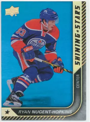 2015-16 UPPER DECK - RYAN NUGENT-HOPKINS #SS-26 SHINING STARS ROYAL BLUE