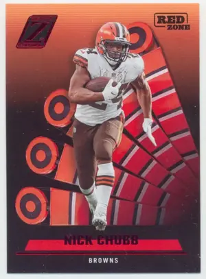 2022 Zenith - Nick Chubb #35 Red Zone Parallel