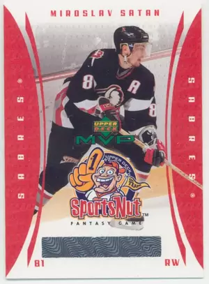 2003-04 MVP - MIROSLAV SATAN #SN12 SPORTSNUT FANTASY