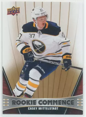 2018-19 UPPER DECK - CASEY MITTELSTADT #RC-CM ROOKIE COMMENCE