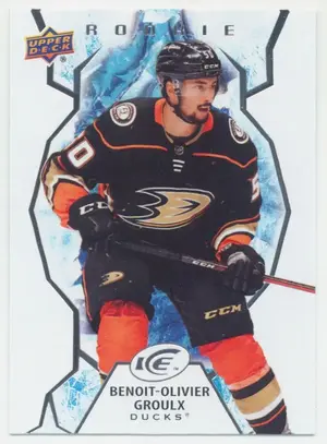 2021-22 UPPER DECK ICE - BENOIT-OLIVIER GROULX #111 ROOKIE