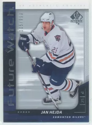 2006-07 SP AUTHENTIC - JAN HEJDA #242 FUTURE WATCH 105/999