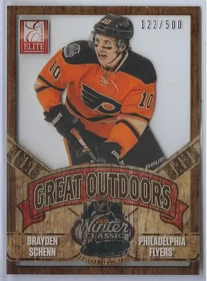2012-13 Rookie Anthology Elite Great Outdoors #GO-24 Brayden Schenn (122/500)