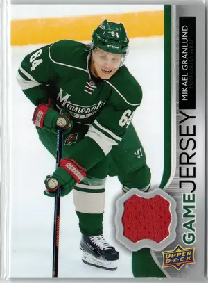 2014-15 UD Mikael Granlund GU Jersey Minnesota Wild