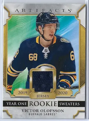 2020-21 Artifacts Year One Rookie Sweaters #RS-VO Victor Olofsson