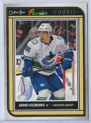 2022-23 O-Pee-Chee Premier #P-100 Andrei Kuzmenko