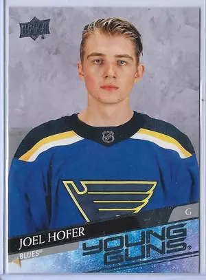2020-21 Upper Deck #702 Joel Hofer RC (Young Guns)