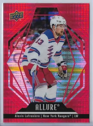 2022-23 Allure Red Rainbow #54 Alexis Lafreniere