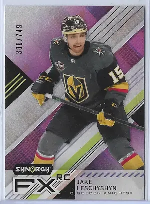 2021-22 Synergy FX #FXR-JL Jake Leschyshyn (306/749)