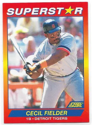 1992 Score Superstar #66 Cecil Fielder