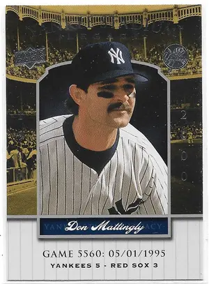 2008 Yankee Stadium Legacy Collection #5560 Don Mattingly *
