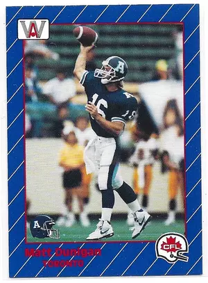 1991 All World CFL #87 Matt Dunigan