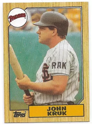 1987 Topps #123 John Kruk RC